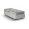 Letto singolo contenitore bianco 95x205cm stabile - Ermanna