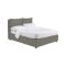 Letto Singolo Grigio Cenere Sfoderabile Contenitore, Dimensione Materasso 90x190 cm - Ripi