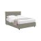 Letto Singolo Grigio Sfoderabile Contenitore, Dimensione Materasso 90x190 cm - Fiumalbo
