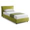 Letto Singolo Verde Materasso Incluso Sfoderabile, Contenitore Made in Italy - Brozolo