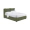 Letto Singolo Verde Sfoderabile Contenitore, Dimensione Materasso 90x190 cm - Ripi