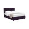 Letto Singolo Viola Sfoderabile Contenitore, Dimensione Materasso 90x190 cm - Fiumalbo