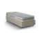 Letto una piazza con contenitore beige 95x215 - Avova
