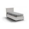Letto una piazza con contenitore bianco 105x215 - Albia