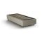 Letto una piazza contenitore beige 95x215cm sfoderabile - Ava