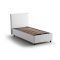 Letto una piazza contenitore bianco 105x205cm moderno - Ajan