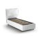 Letto una piazza contenitore bianco 105x215cm moderno - Abroghat