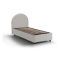 Letto una piazza contenitore bianco 95x205cm moderno - Aglie