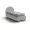 Letto una piazza contenitore bianco 95x205cm sfoderabile - Cirilla