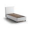Letto una piazza contenitore bianco 95x215cm moderno - Shana