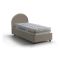 Letto una piazza contenitore tortora 95x205cm comodo - Cirilla