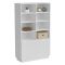 Libreria 10 ripiani bianca 172x100h cm - Miniato