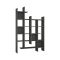 Libreria 18 ripiani antracite 122x188h cm - Achela