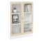 Libreria 2 ante bianca e quercia 79x107h cm - Amphan