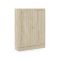 Libreria 2 ante quercia 79x107h cm - Sanba