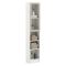 Libreria 4 ripiani bianca e quercia 40x203h cm - Greg