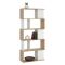 Libreria 4 ripiani rovere e bianca 80x173h cm - Arg