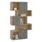 Libreria 4 ripiani rovere e cemento 95x166h cm - Acetosella
