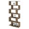 Libreria 5 ripiani acero 80x192h cm - Alowha