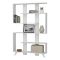 Libreria 5 ripiani bianca 120x162h cm - Spodumene