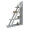Libreria Bianco 3 Ripiani Installazione Libera 100x30x150h cm, Struttura Verticale - Camaiore