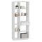 Libreria Bianco 8 Ripiani 2 Cassetti 80x25x189h cm, Installazione Libera - Imer