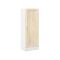 Libreria Bianco Marrone Quercia Cassetti 2 Ripiani 41x28x107h cm, - Amedee