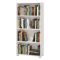 Libreria Bianco Opaco 3 Ripiani Installazione a Terra 70x24.5x142h cm, Sfumatura Colore Struttura Opaco - Prisco