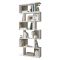 Libreria divisoria bianca e rovere 80x192h cm - Ataman