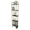 Libreria elegante nera e oro 45x180h cm - Giraffa