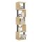 Libreria elegante quercia e antracite 35x161h cm - Nada