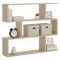 Libreria elegante rovere 110x96h cm - Acsidol