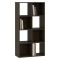 Libreria Marrone Noce 6 Ripiani Installazione a Terra 61x30x121h cm, Struttura Verticale - Lifatila