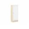 Libreria Marrone Quercia Bianco Cassetti 2 Ripiani 41x28x107h cm, - Amedee