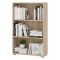 Libreria Marrone Rovere 2 Ripiani Installazione a Terra 70x24.5x107.5h cm, Sfumatura Colore Struttura Rovere - Moiano
