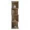 Libreria Marrone Rovere 3 Ripiani Installazione Libera 27x25x95h cm, Struttura Verticale - Cissone