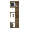 Libreria Marrone Rovere 4 Ripiani Installazione Libera 52x19x150h cm, Struttura Verticale - Nave