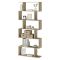 Libreria Marrone Rovere 5 Ripiani Installazione a Terra 80x25x191h cm, Sfumatura Colore Struttura Rovere - Clisi