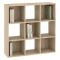 Libreria Marrone Rovere 6 Ripiani Installazione a Terra 91x30x91h cm, Struttura Verticale - Liga