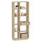 Libreria Marrone Rovere 8 Ripiani 2 Cassetti 80x25x189h cm, Installazione Libera - Imer
