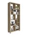 Libreria Marrone Rovere Cassetti 8 Ripiani 68x25x161h cm - Veniano