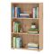 Libreria Marrone Rovere Nodi 2 Ripiani Installazione a Terra 70x24.5x107.5h cm, Sfumatura Colore Struttura Rovere Nodi - Moiano