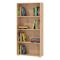 Libreria Marrone Rovere Nodi 3 Ripiani Installazione a Terra 70x24.5x142h cm, Sfumatura Colore Struttura Rovere Nodi - Prisco
