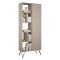Libreria minimal beige 79x190h cm - Lince