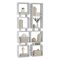 Libreria moderna bianca 79x166h cm - Erin