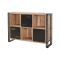 Libreria moderna quercia e nera 126x89h cm - Ercolina