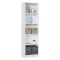 Libreria salvaspazio bianca 52x180h cm - Artico