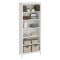 Libreria salvaspazio bianca 78x199h cm - Sinlaku