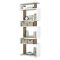 Libreria salvaspazio bianca e noce 60x165h cm - Doralice