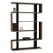 Libreria salvaspazio quercia e antracite 110x161h cm - Agamermis